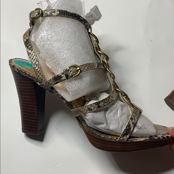Coach Libertie Python print strappy heels - Picture 3 of 10